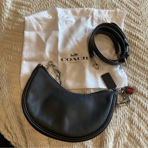 Coach Mira Crossbody Shoulder bag with leather strap and chain strap